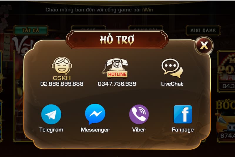 Liên hệ game bài online nhanh chóng, hỗ trợ 24/7